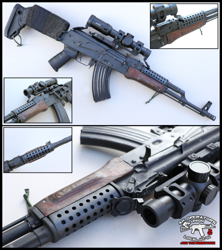 AK Cheese Grater upper handguard AK Operators Union, Local 4774