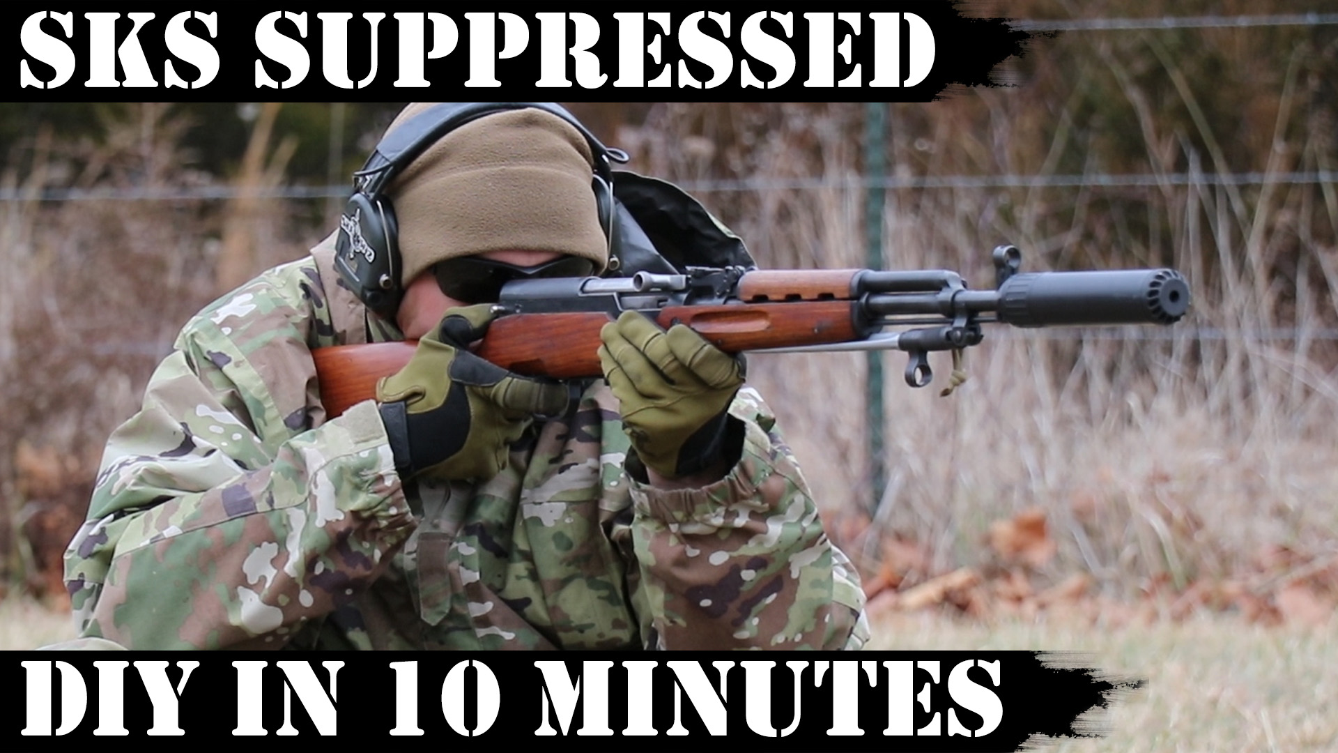SKS Suppressed – Do it yourself in 10 minutes!